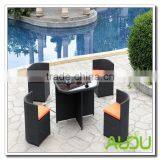 Audu Rattan Hideaway Dining Table And Chairs thumbnail-1