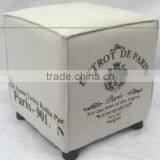 Store More Portable Fabric Upholstered Foot Stool thumbnail-1