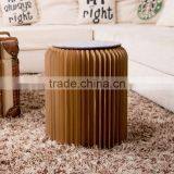 Green House Present Paper Furniture Foldable Paper Stool Portable for Travel thumbnail-1