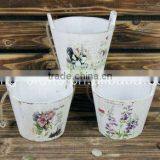2014 Hot Selling Shabby Chic Wooden Flower Garden Pot thumbnail-1