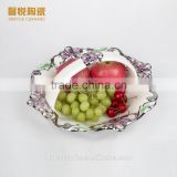 European porcelain fruit dish, stock ceramic dry fruit dish