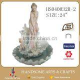 24 Inch Resin Colorful Fairy Garden Indoor Water Fountain thumbnail-5