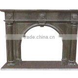 Carver Stone Fireplace thumbnail-1