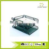 Black 3 Layer Metal Mesh Spray Paint Clear Holder File A4 thumbnail-1