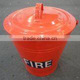 Attractive Red Coal Hod/fire Tools/BBQ Wood Collector/Portable High Quality Ash/Ice/coal Bucket/pails With Lid thumbnail-1