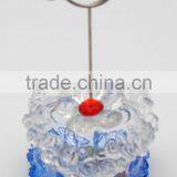 New Design Acrylic LED Lighting Heart Gift Box Card Holders for Desk Decor thumbnail-4