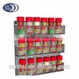 Kitchen Accessories Black Paint Wire Mesh Wall Mounted Spice Rack thumbnail-1