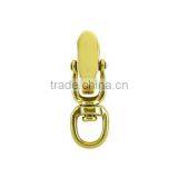Solid Brass Swivel Eye Snap Hook With Clip, 5/8" Solid Brass Hook thumbnail-2