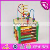 Best Educational Bead Maze Toys Mini Wooden Kids Activity Cube W11B142 thumbnail-5