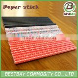 Wholesale colorful candy customized printed lollipop paper stick