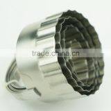 47098 4 Pcs Round Shape Stainless Steel Cookie Cutter Set thumbnail-2