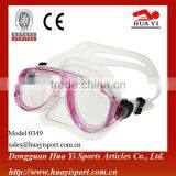 Clear Safety Lens Transparent Strap Silicone Diving Mask thumbnail-1