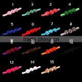 Handmade Satin Rose Flower Headband for Kids Hair Accessories thumbnail-1