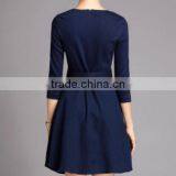 European Style 2014 Women Office Design A Line Pleated Skirt thumbnail-2