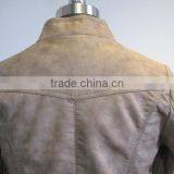 Pu Leather Jacket Design Ladies pu Leather Material thumbnail-4