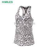 Custom Stringer Fitness Leopard Printed Workout Tank Top Womens thumbnail-1