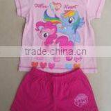 CUTE PRINTED GIRLS SHORTS PAJAMA SETS , SUMMER PAJAMA SET FOR KIDS thumbnail-1