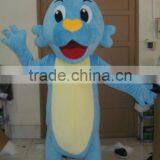 Blue Dog Dragon Mascot Costume/Plush Dragon Mascot Costume thumbnail-1