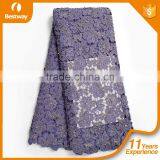 High Quality Lace Fabric Mesh Embroidery Guipure Cord Lace Cupion CP0145 African Cord Lace for Wedding Dress thumbnail-4