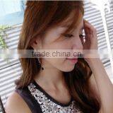 South Korean Butterfly Design Earrings for Girls,long Tassels Crystal Stud Earring thumbnail-4