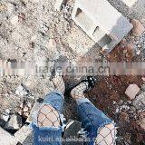 WS-49 Lady Women Sexy Pantyhose Mesh Fishnet Nylon Tights Long Stocking Jacquard Step Foot Seam Pantyhose High Over Knee Socks thumbnail-3