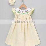 Floral Smocked Bishop Dress for Spring Summer 2016