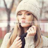 Knitted Winter Hat Cheap Custom Beanie Hat Merino Wool Beanie thumbnail-3