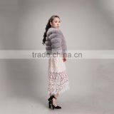 Myfur Women Winter Fox Fur Overcoats Hot Sale Fashion Lady Trim Fur Coats thumbnail-4