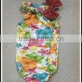 Hot Sale Black Clover Baby Frock Designs Baby Red Knot Romper Suit Sweet Children Romper Bodysuit thumbnail-4