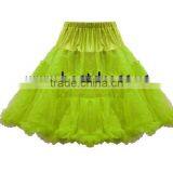 26" Retro Light Green Underskirt 50s Swing Vintage Petticoat Fancy Net Skirt Rockabilly Tutu thumbnail-1