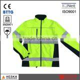 Men Hi-vis Jacket Safety High Visibility Welding Jacket With EN20471 EN343