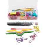 58pcs Quality Detachable White CaseSewing Kit Household Tools Crochet Kit Free Shipping thumbnail-1