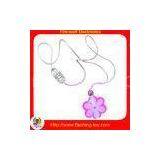 OEM / ODM Promotional Star / Heart / Flowe Led PS LED Flashing Necklaces