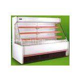 Stainless Steel Red Multideck Open Chiller 4 Layers 3000mm For Shop