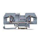 800V 76A 24 - 12 AWG Spring Terminal Block , 16 -17 mm Strip Length