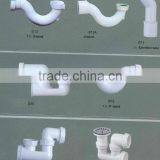 White Plastic Basin Drain Pipe Sewer Pipe thumbnail-1