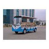 Blue 11 Seater 48V Electric Sightseeing Car Golf Carts With CE Certificate