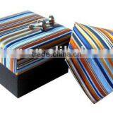 Fashion Silk Tie Set With Cufflinks and Scarf thumbnail-1