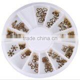 Professional Nail Beauty Art Mix Studs 3D Design Decoration DIY Beauty Stickers Square Punk Rivet Metal Plate thumbnail-3