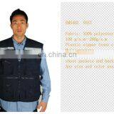 OEM Highest Quality Multi Pocket Sleeveless Vest Jacket thumbnail-1