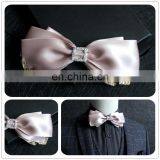 Aidocrystal 2017 New Fashion Boutique Metal Head Bow Ties For Groom Men Women Butterfly Solid Bowtie Classic Gravata Cravat thumbnail-1