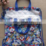 China supplier fashion reusable cotton foldable shopping bag non-woven backpack