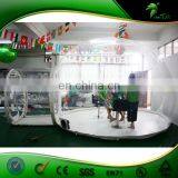 Outdoor Clear Inflatable Bubble Tent / PVC Camping Transparent Tent / Inflatable Lawn Bubble Lodge Tent For Sale thumbnail-4