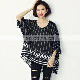 T-B015 Modern Design Fancy Casual Blouse for Fat Woman thumbnail-2