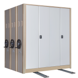 Library Trackless Metal Mobile Office Filing Compactor Cabinet Shelves thumbnail-4