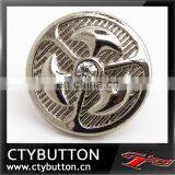 CTY-RB38c Designer Rhinestone Buttons With Metal From Jiataoyuan Factory