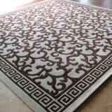 Beautiful Floral Cut Pile Rug Wool Carpet Living Room Carpet thumbnail-1