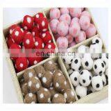 Handmade Natural Wool Ball 4cm thumbnail-3