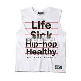 New design printing sleeveless tank tops men