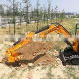 Cylinders Strong Power China Small Cheap Mini Micro Excavator Digger Water Cooled Engine 3TNV70 Sale thumbnail-4